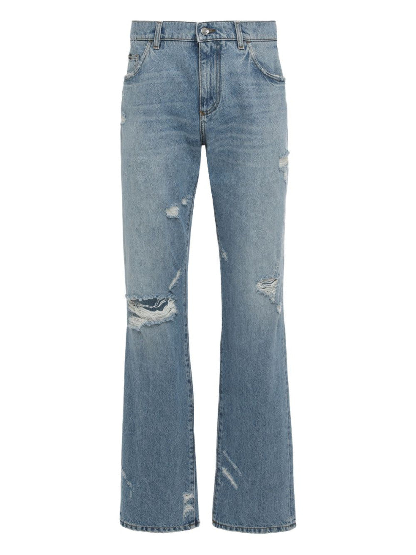 Light Blue Straight Fit Jeans 1