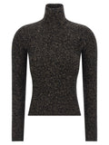 Black 'Azulene1234' Turtleneck Sweater 1