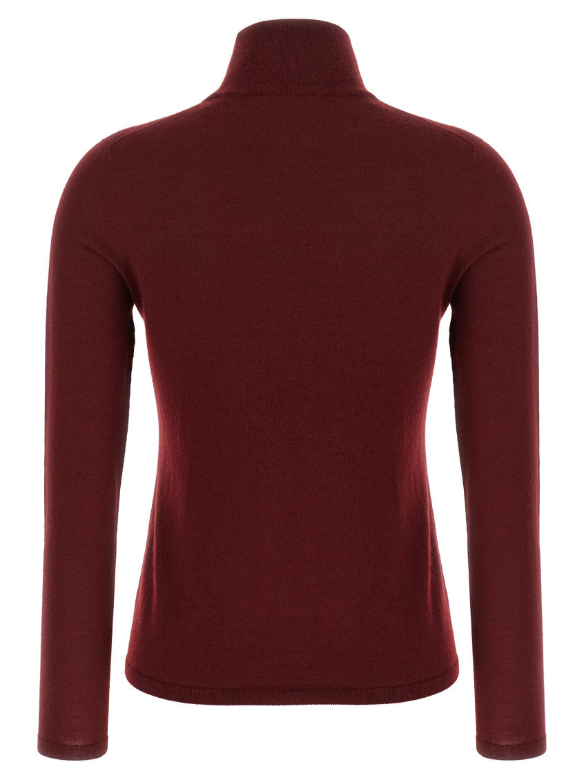 Maroon 'Meana' Turtleneck Sweater 2