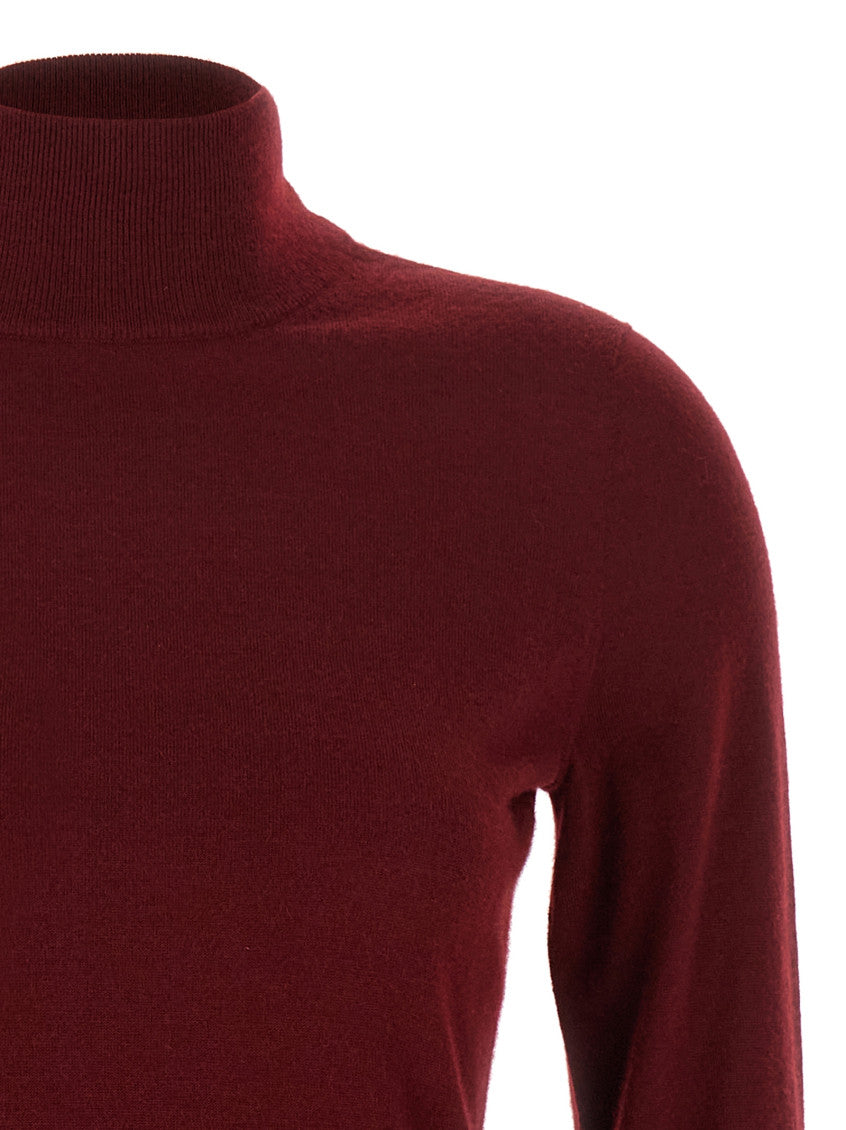 Maroon 'Meana' Turtleneck Sweater 3