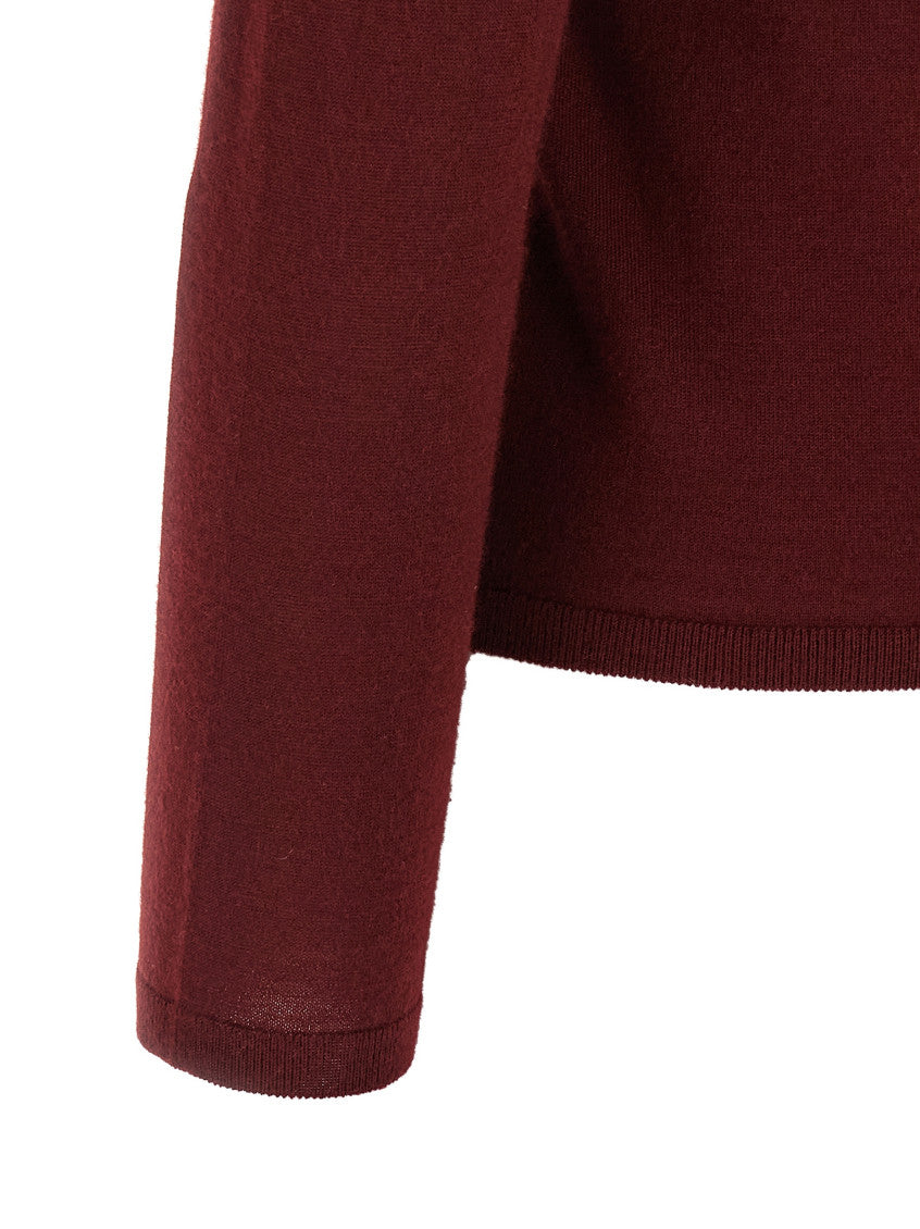 Maroon 'Meana' Turtleneck Sweater 4