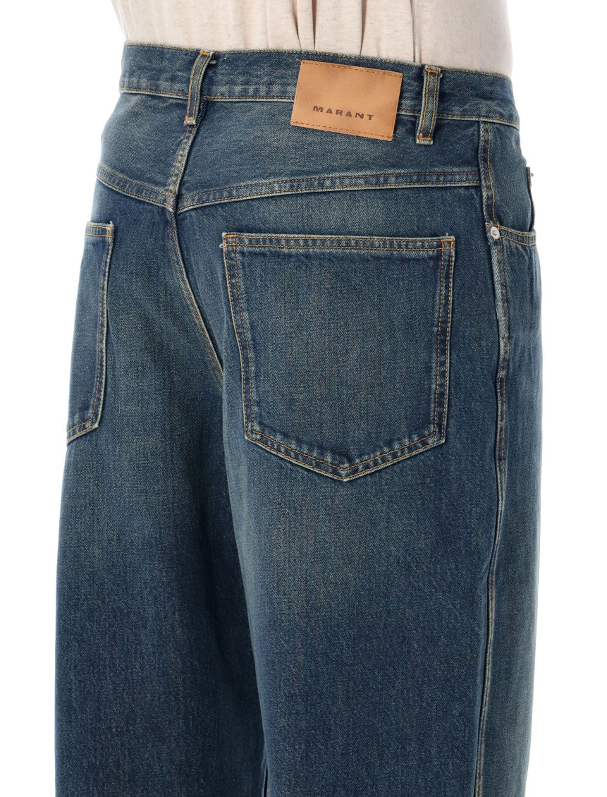 Blue Wide-Leg Jeans 3