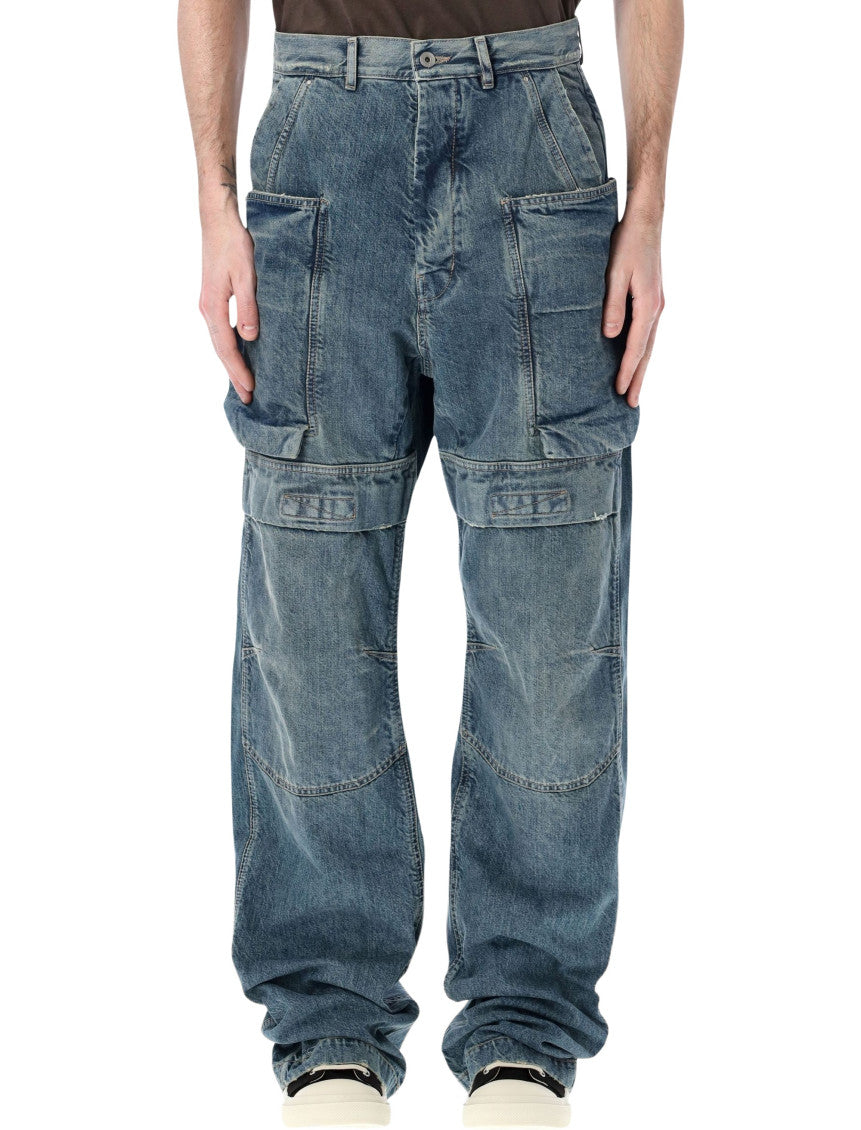 Dark Blue Cargo Pants 1