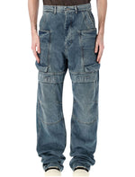 Dark Blue Cargo Pants 1