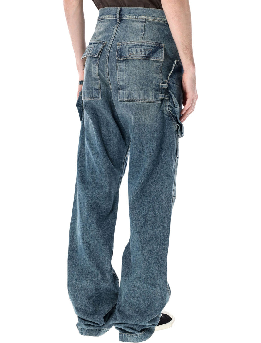 Dark Blue Cargo Pants 2