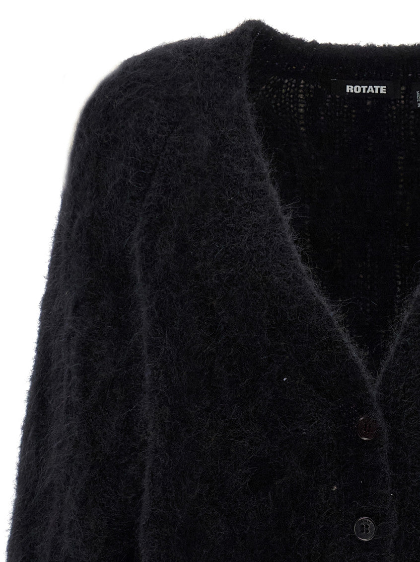 Black 'Flufy Knit' Cardigan 3