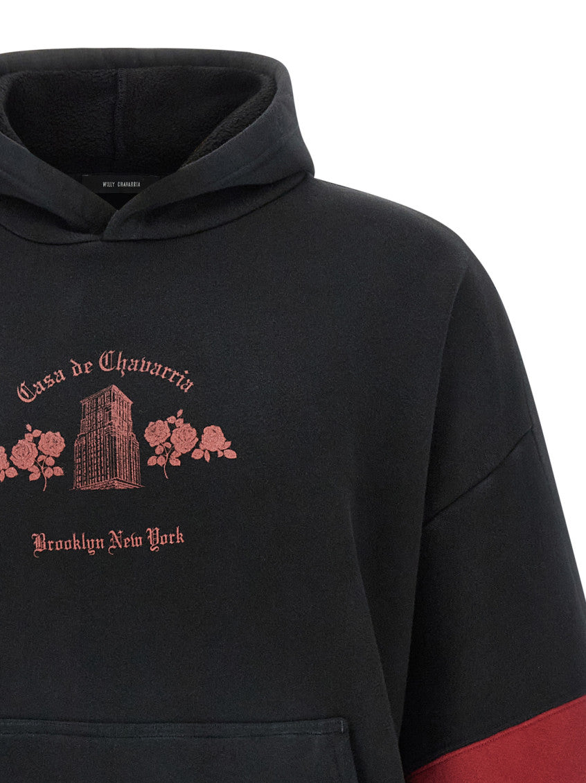 Black 'Casa De Chavarria' Hoodie 3