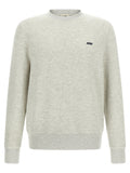 Grey Logo Embroidery Sweatshirt 1
