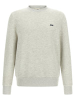 Grey Logo Embroidery Sweatshirt 1