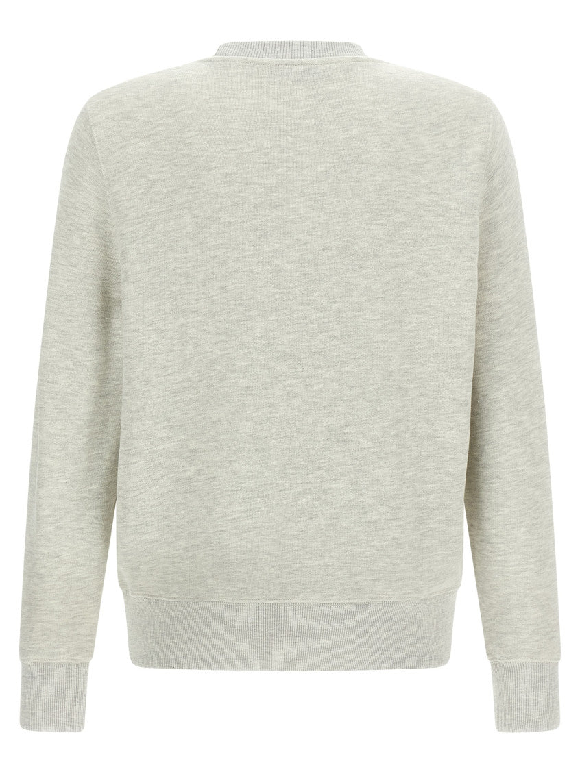 Grey Logo Embroidery Sweatshirt 2