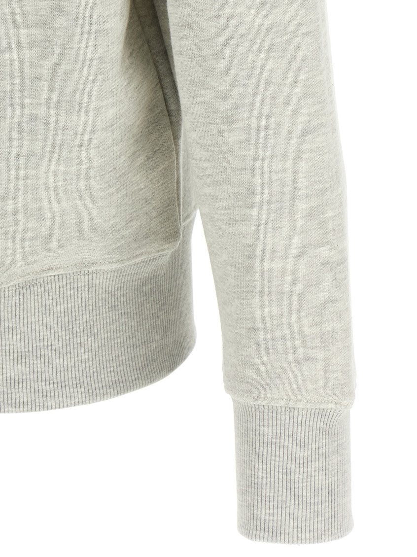 Grey Logo Embroidery Sweatshirt 4