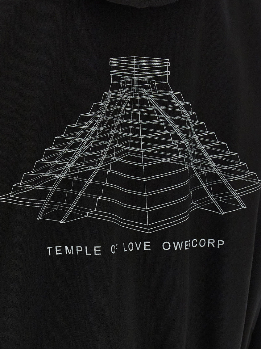 Black 'Temple Of Love OwenscorpTemp' Hoodie 4