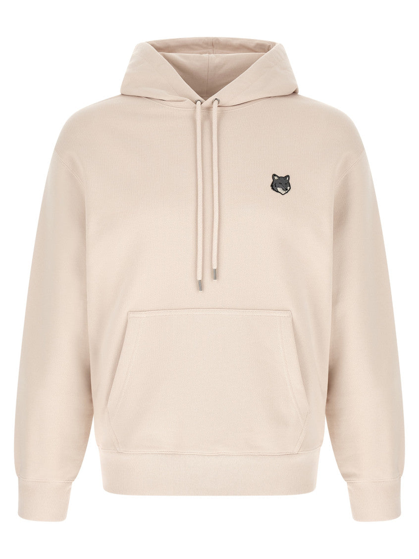 Beige 'Fox Head' Hoodie 1