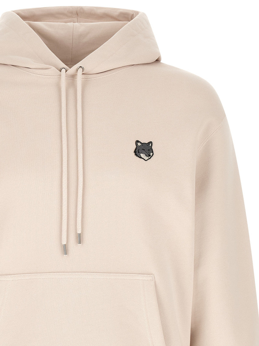 Beige 'Fox Head' Hoodie 3