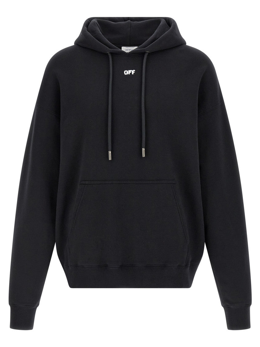 Black 'Paint Arrow Skate' Hoodie 1