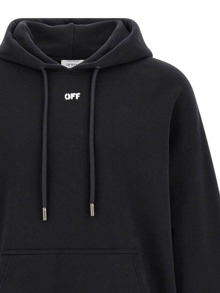Black 'Paint Arrow Skate' Hoodie 3