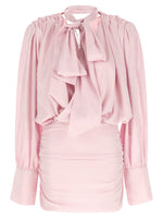 Pink Full Sleeves Mini Dress 1