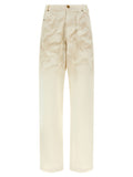 Beige Denim Jeans 1