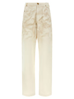 Beige Denim Jeans 1