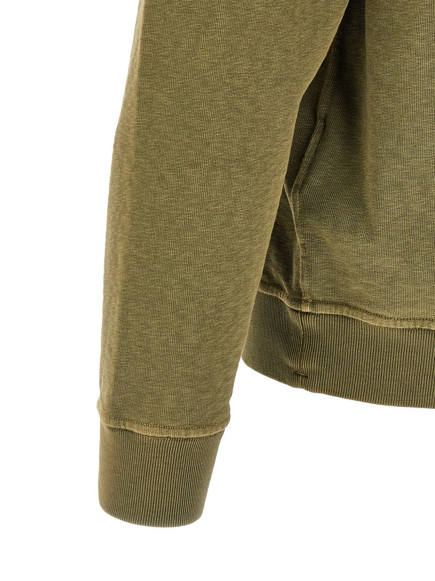 Green 'Logo Badge' Hoodie 4