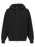 Black 'Y-3 Brushed Terry Zip' Hoodie 1
