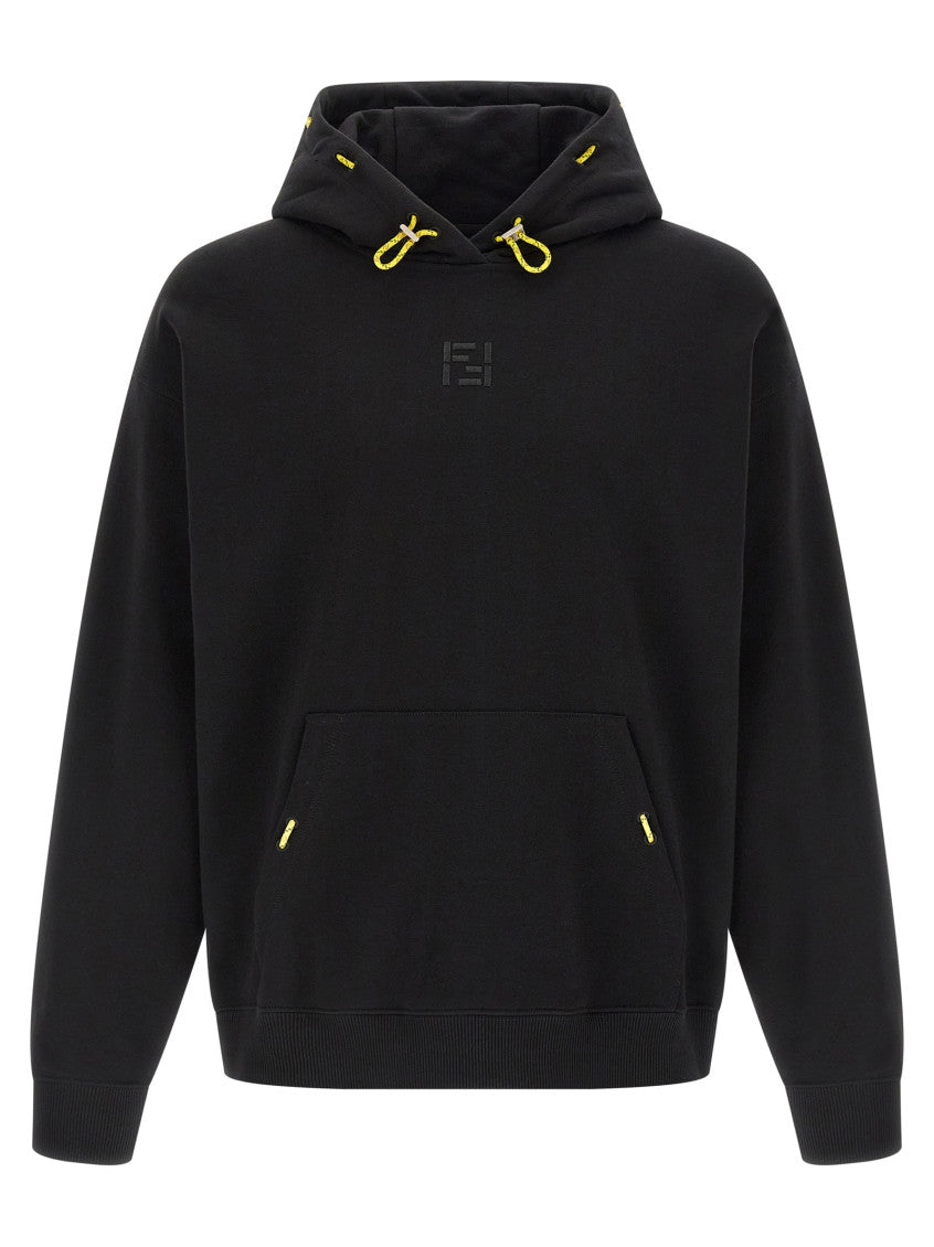 Black Cotton Hoodie 1