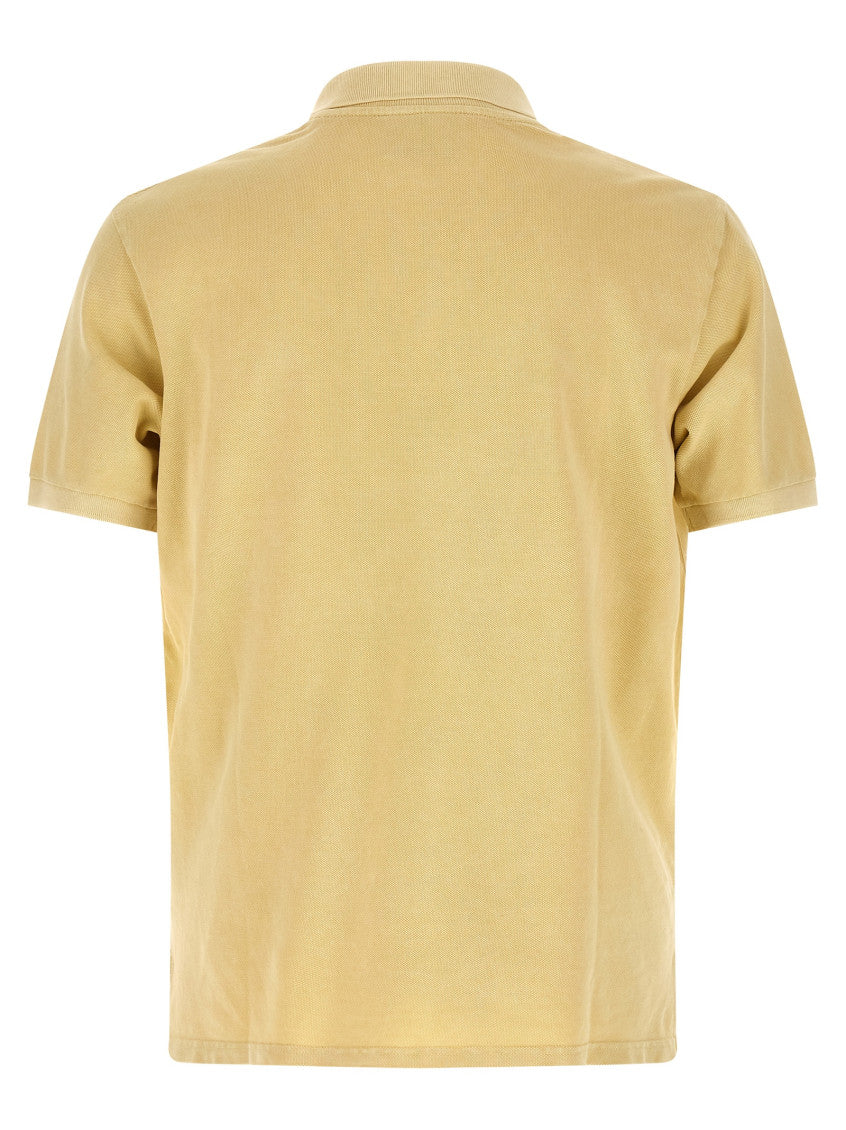 Yellow Embroidered Logo Polo 2