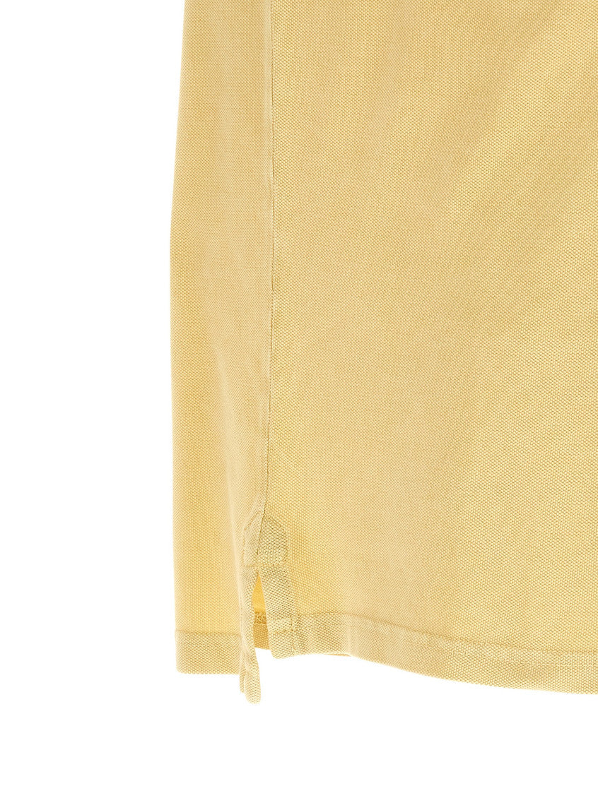 Yellow Embroidered Logo Polo 4