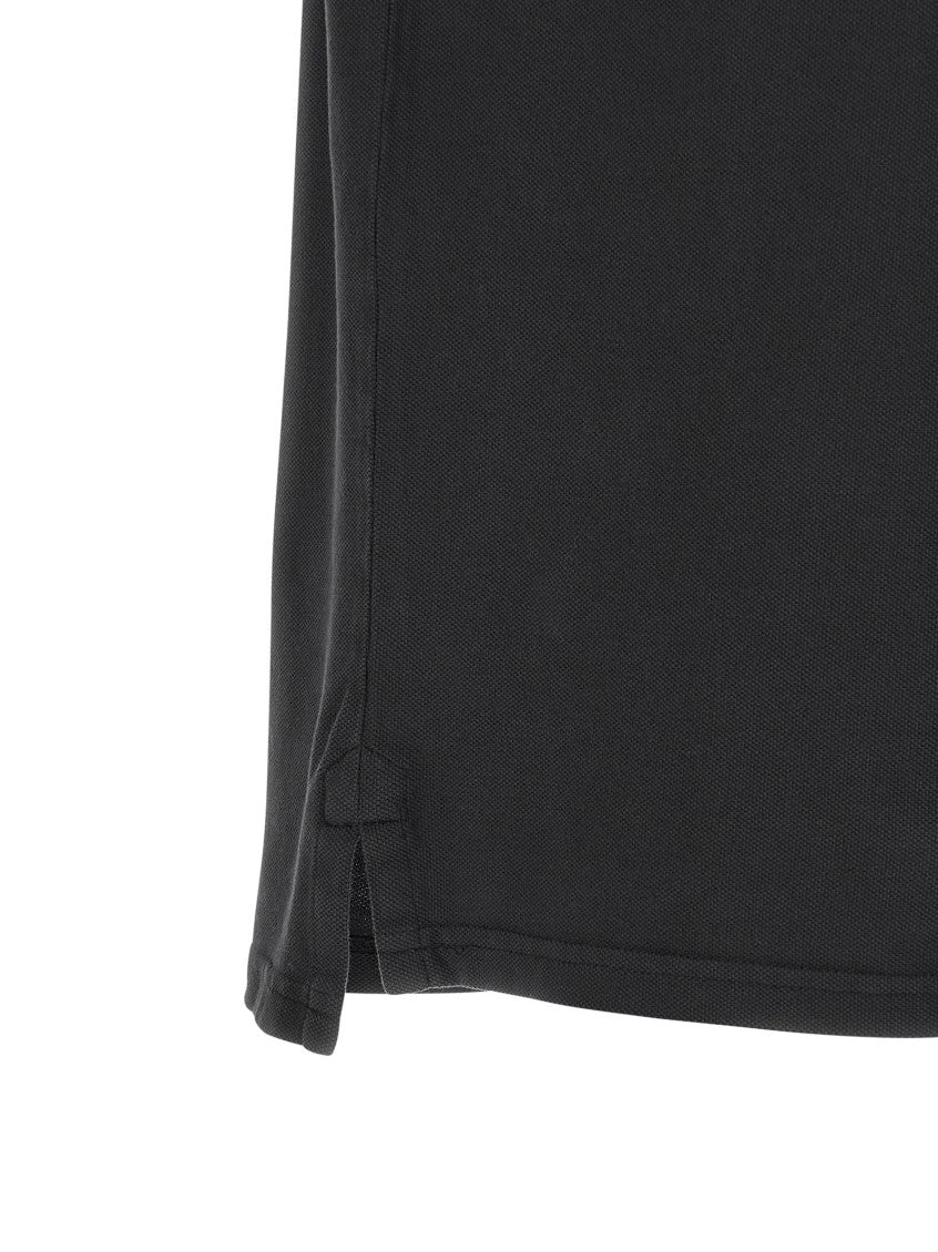 Black Embroidered Logo Polo 4