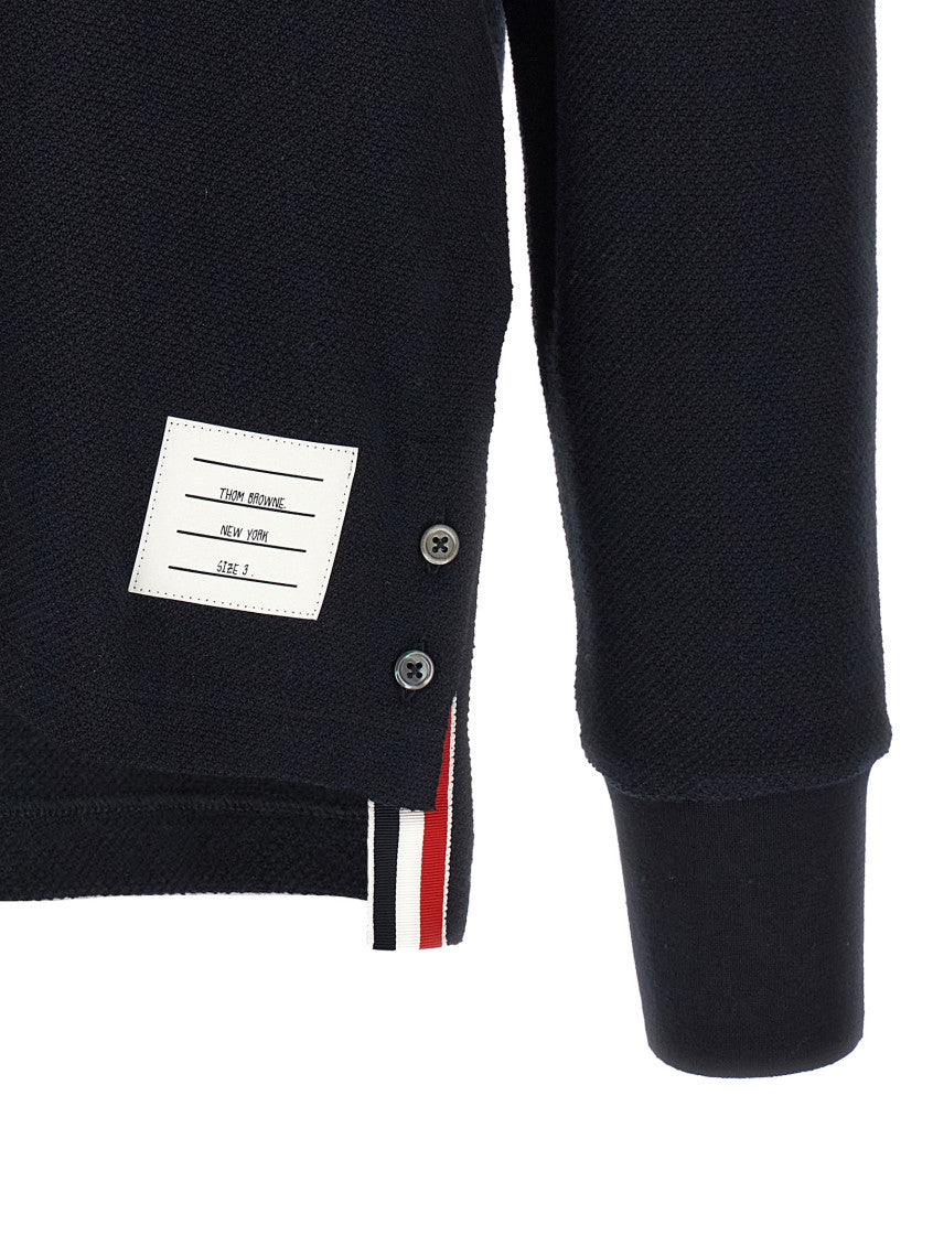 Navy Blue  4 Bar Stripe Polo 4
