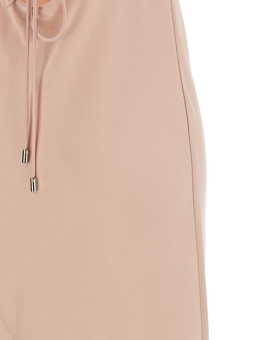 Pink Square Neck Sleeveless Maxi Dress 4