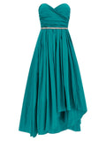 Green Sweetheart Neck Strapless Maxi Dress 1
