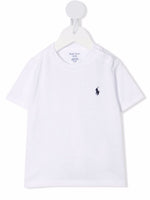 Baby Boys White Polo Pony Logo T-shirt 1