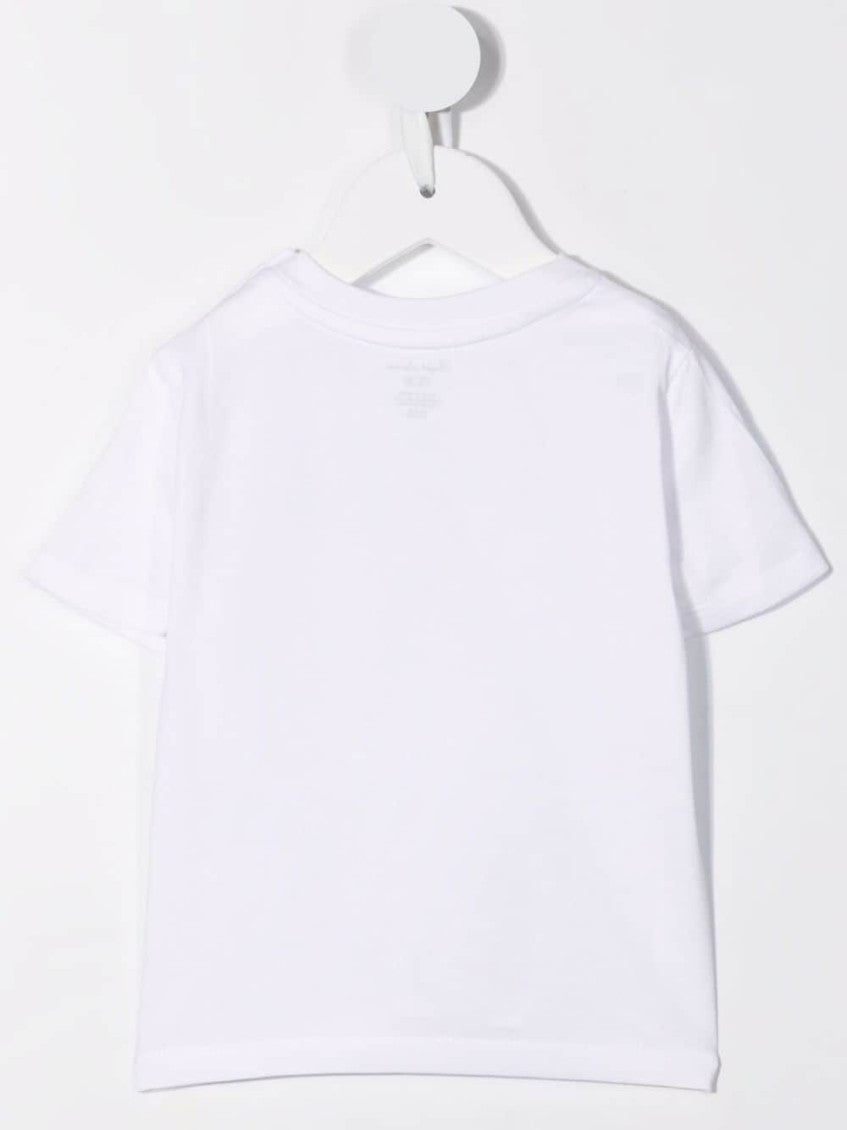 Baby Boys White Polo Pony Logo T-shirt 3