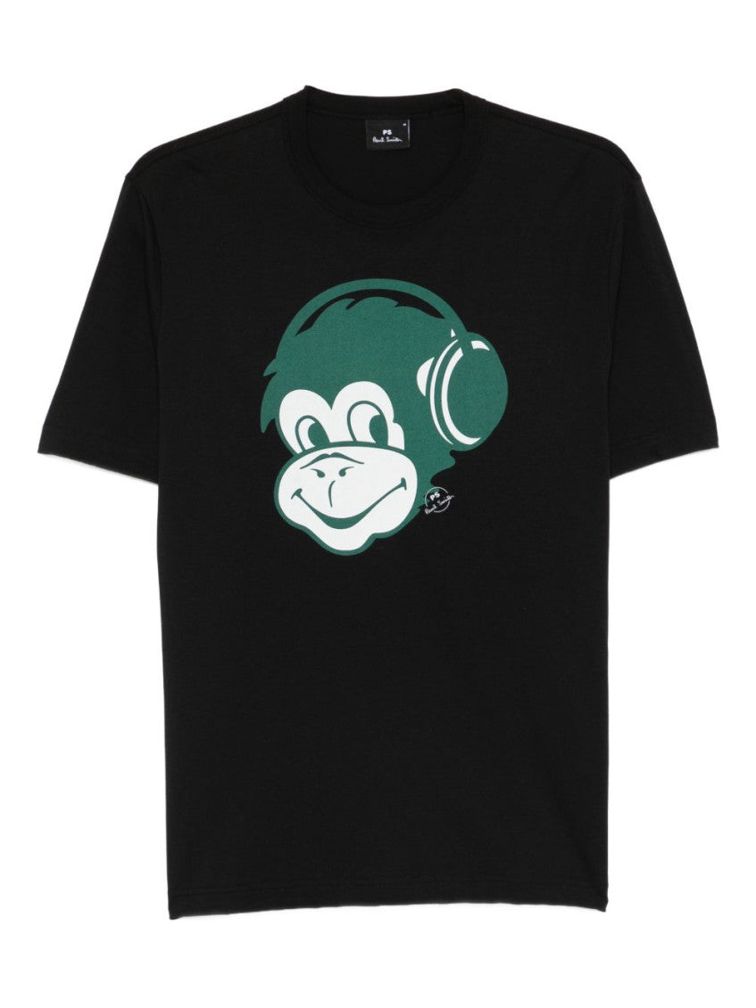 Black Printed T-shirt 1