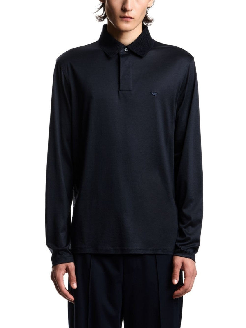 Blue Cotton Logo  Polo 2