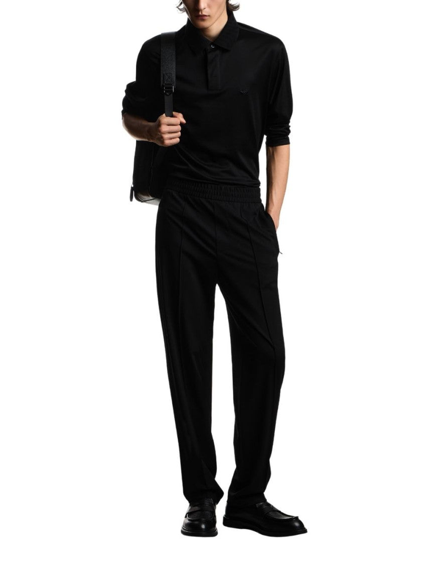 Black Cotton Logo  Polo 4