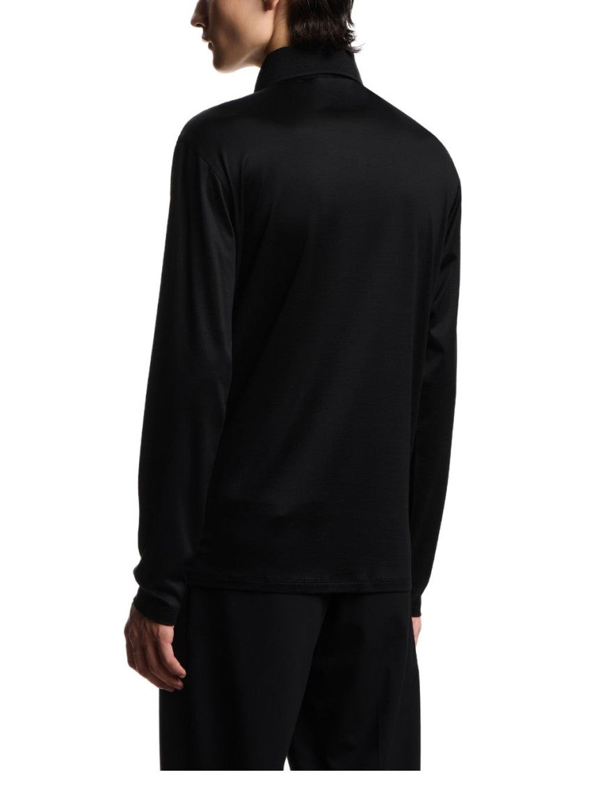 Black Cotton Logo  Polo 5