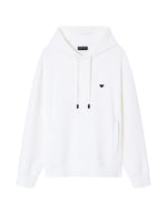 White Cotton Logo Sweatshirt 1