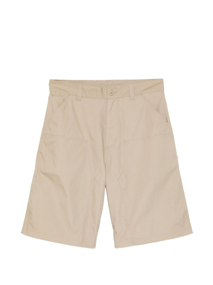Beige Cotton Shorts 1
