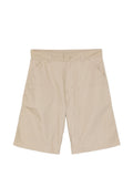 Beige Cotton Shorts 1