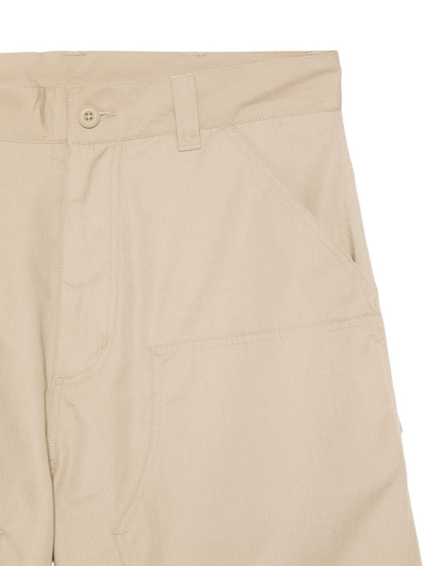 Beige Cotton Shorts 3
