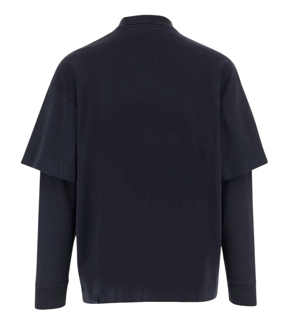 Navy Blue Cotton Polo 2