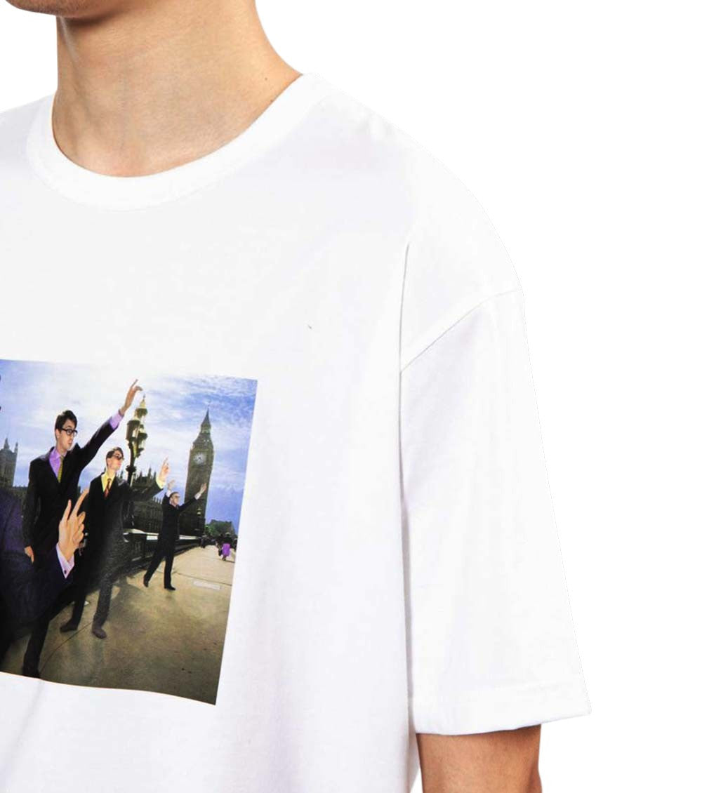 White Printed T-Shirt 4