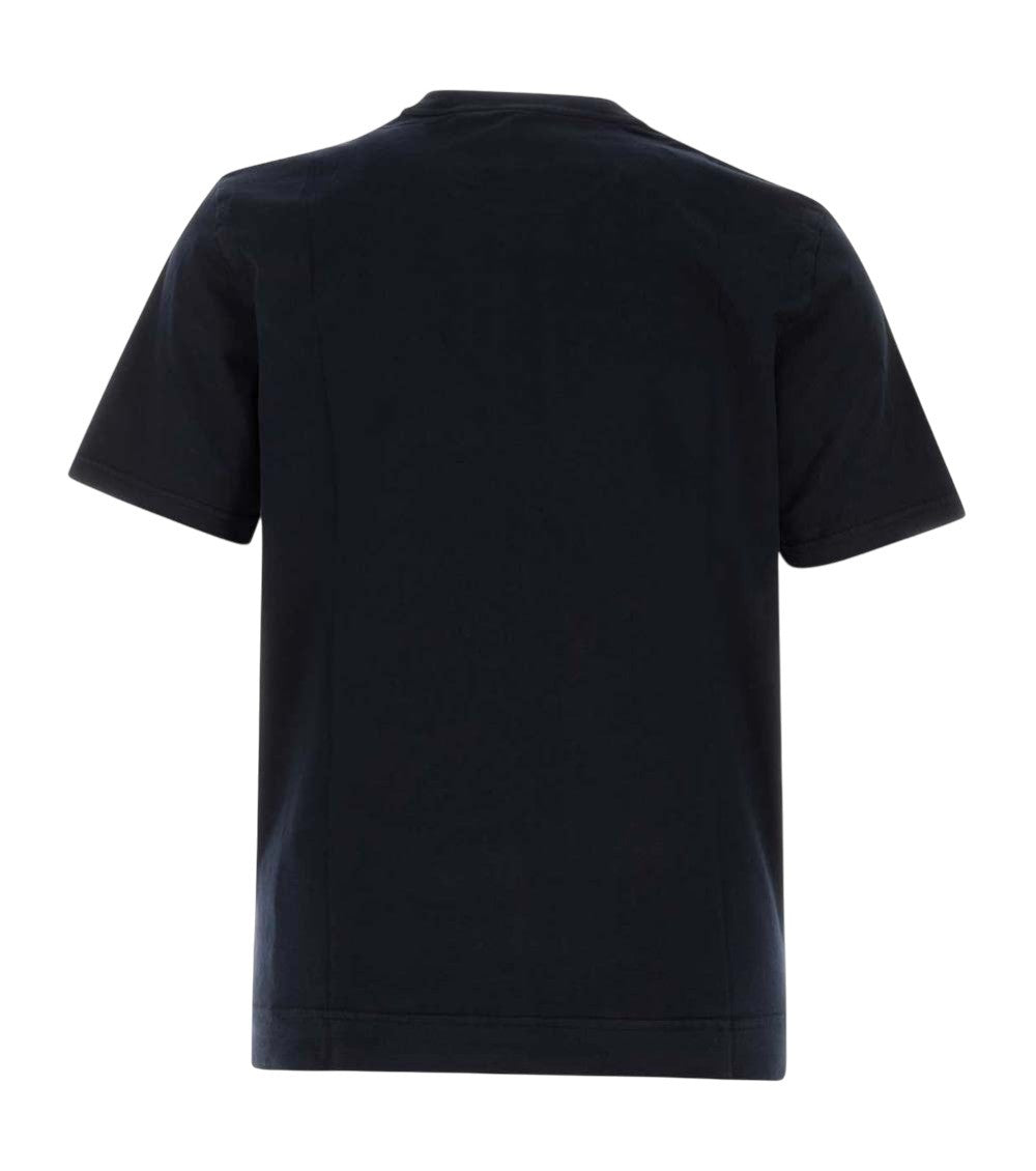 Navy blue cotton t-shirt  2