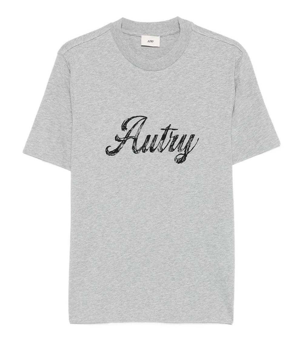 Light Grey Cotton Logo T-Shirt 1