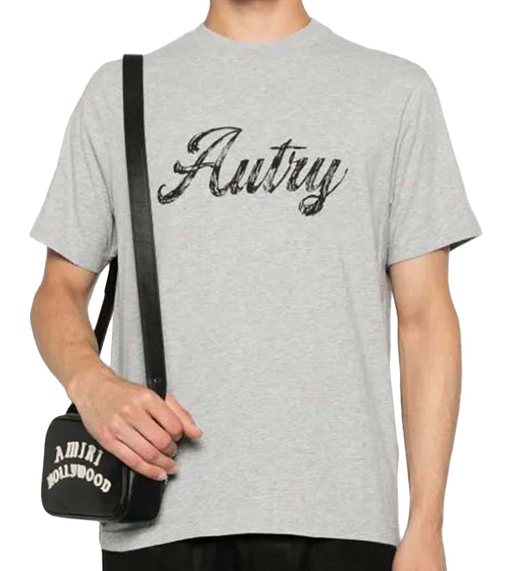 Light Grey Cotton Logo T-Shirt 2