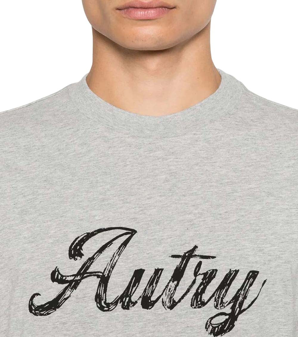 Light Grey Cotton Logo T-Shirt 3