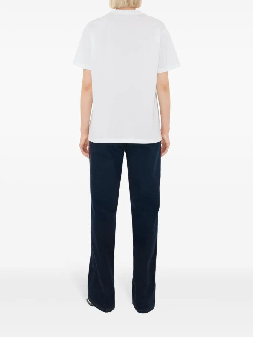 White Vintage Check Pocket T-shirt 4