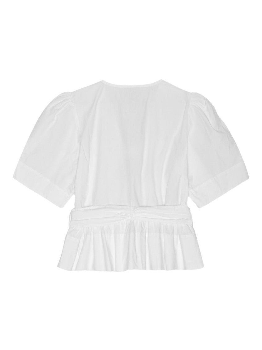 White Tie Bands Cotton Top 5
